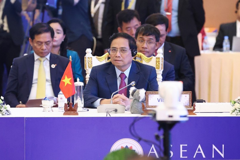 Thủ tướng Phạm Minh Chính khẳng định ủng hộ đề xuất của Australia tổ chức Hội nghị Cấp cao kỷ niệm 50 năm quan hệ ASEAN- Australia năm 2024 tại Australia. Ảnh: VGP