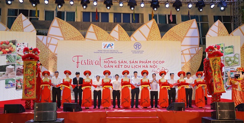  Khai mạc Festival Nông sản, sản phẩm OCOP gắn kết du lịch Hà Nội 2022 tại Mỹ Đức