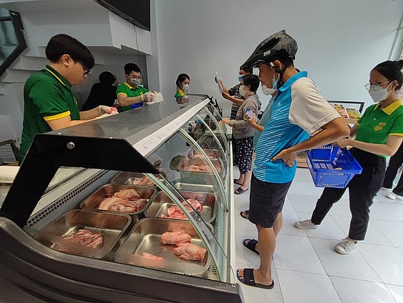 Cửa hàng Bapi bán thịt heo ăn chuối tại TP.HCM thu hút sự quan tâm của người tiêu dùng