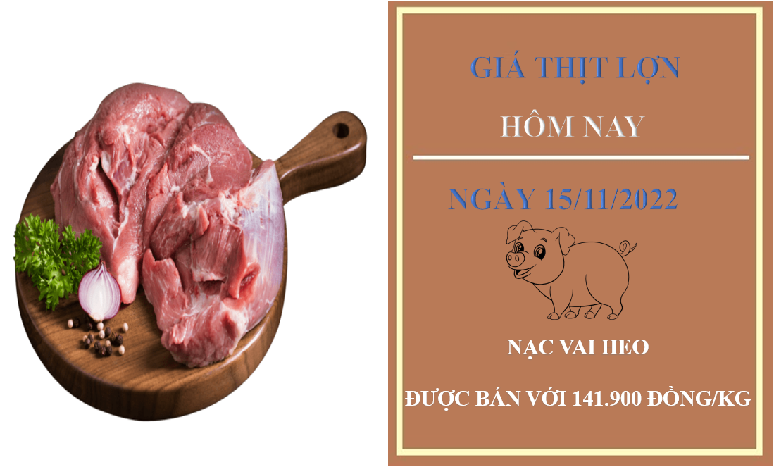 Giá thịt heo hôm nay 15/11/2022: Liên tục giữ mức ổn định