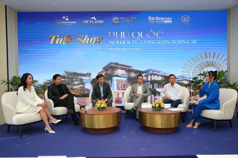 Các diễn giải trao đổi tại talkshow “Phú Quốc - Nơi hội tụ công dân toàn cầu”