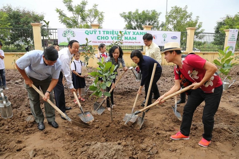 Trong hành trình lan tỏa sắc xanh, Vinamilk từng rất thành công với Quỹ 1 triệu cây xanh cho Việt Nam