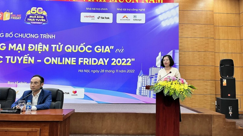 bà Nguyễn Thị Minh Huyền, Phó Cục trưởng Cục TMĐT & KTS, Bộ Công Thương