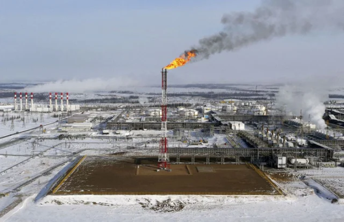 Mỏ dầu Vankorskoye thuộc sở hữu của Công ty Rosneft ở phía bắc thành phố Krasnoyarsk, vùng Siberia, Nga. Ảnh: Reuters