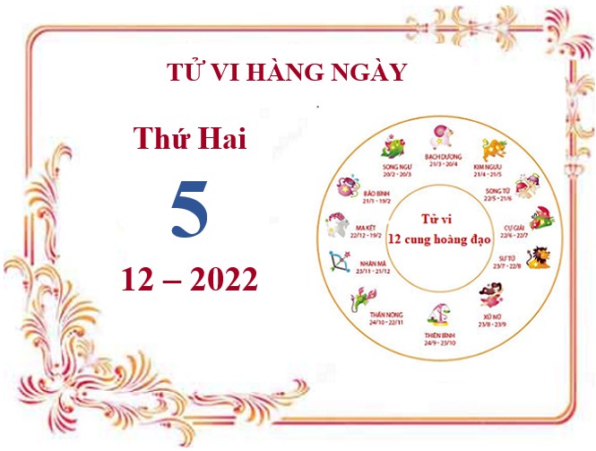 Xem tử vi 12 cung hoàng đạo hôm nay Thứ Hai ngày 5/12/2022: Xử Nữ công việc hanh thông, Kim Ngưu nên cẩn thận hơn