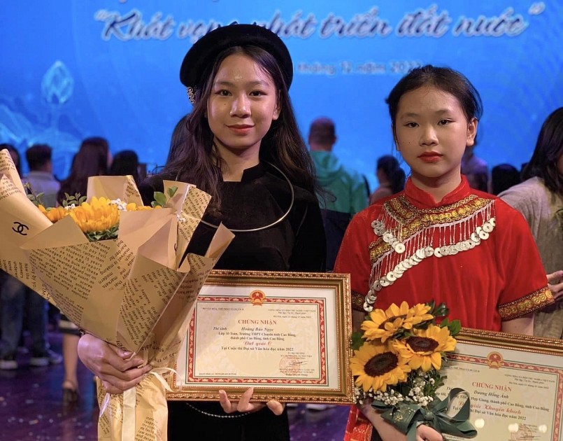 Thí sinh đoạt giải thưởng của tỉnh Cao Bằng