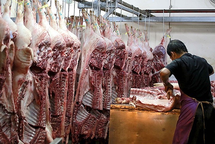 Nhu cầu tiêu thụ thịt heo nội địa thấp khiến giá heo hơi giảm liên tục.