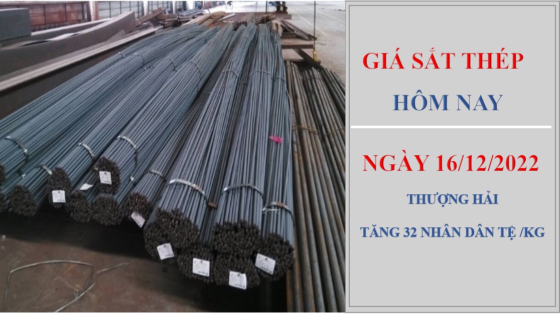 Giá sắt thép hôm nay 16/12/2022: Tiếp tục tăng nóng trên sàn Thượng Hải