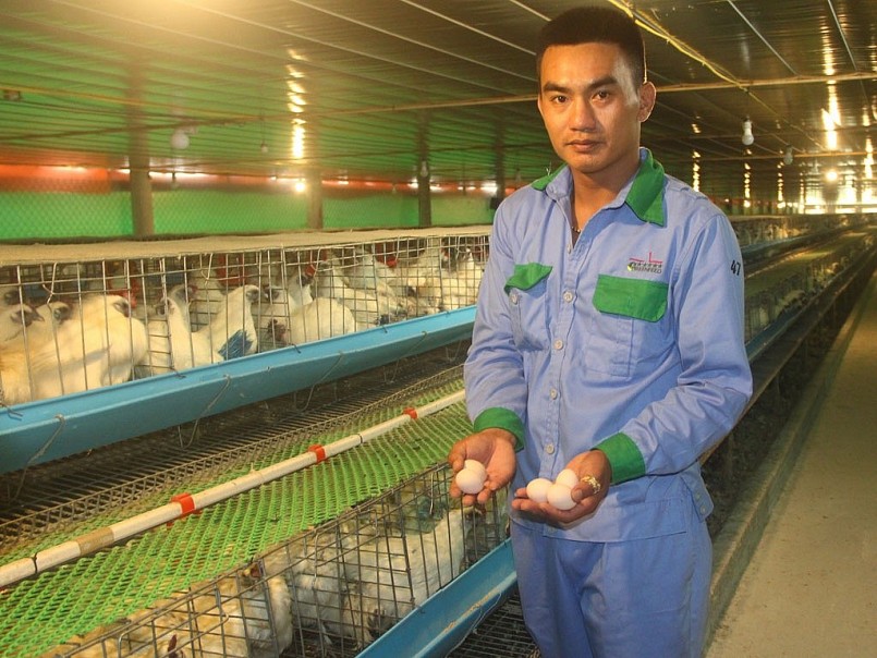Anh  Nguyễn Hữu Thắng và sản phẩm trứng gà ác