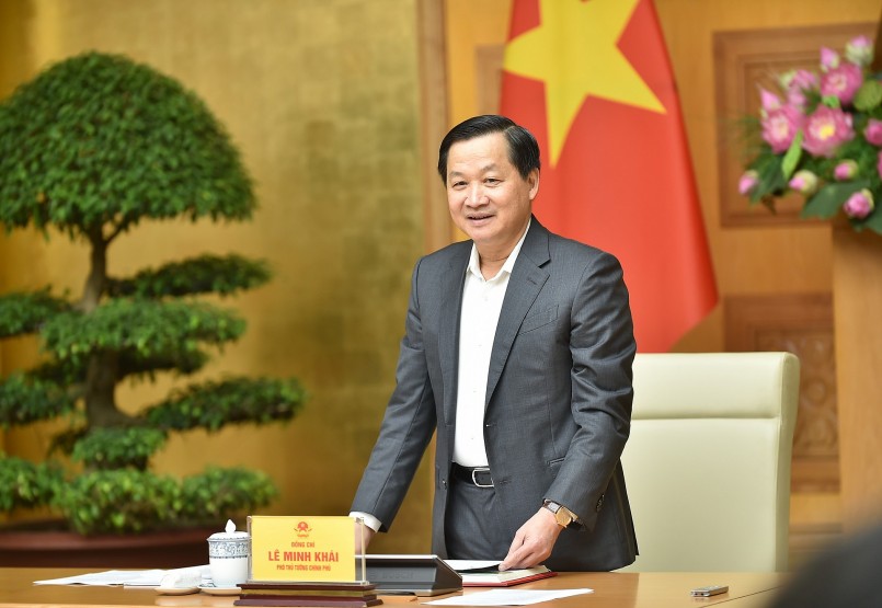 Phó Thủ tướng Lê Minh Khái: Theo sát thị trường, nắm bắt nhanh nhạy, điều hành quyết liệt, chủ động, linh hoạt, kịp thời, hiệu quả. Ảnh VGP