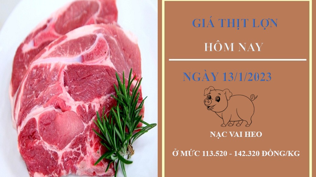 Giá thịt heo hôm nay 13/1/2023: Giá thịt heo xay loại 1 Meat Deli đang có giá 87.920 đồng/kg