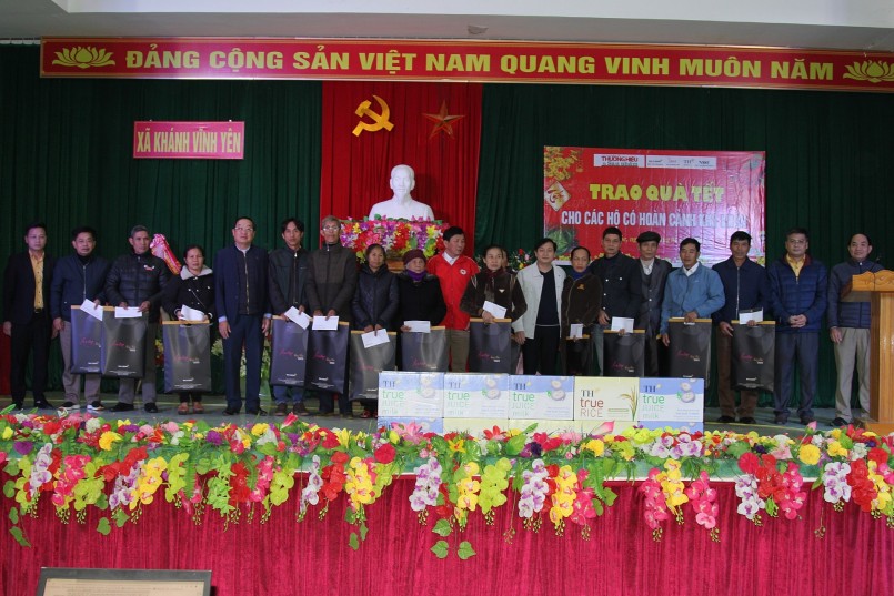 Hà Tĩnh: TCĐT Thương hiệu & Sản Phẩm phối hợp tổ chức tết cho người nghèo