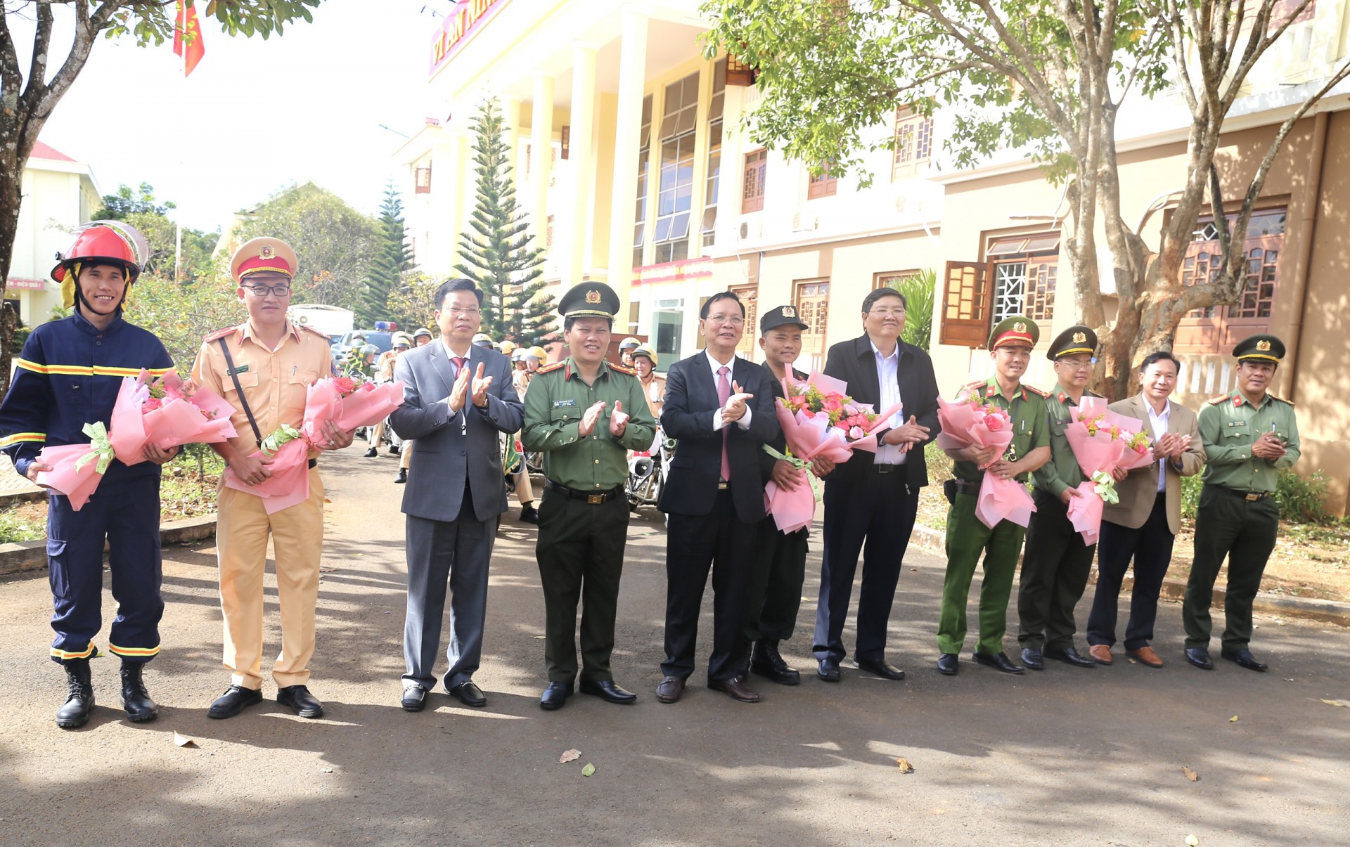 Công an Đắk Nông ra quân bảo vệ tuyệt đối an ninh, an toàn Tết Nguyên đán Qúy Mão 2023