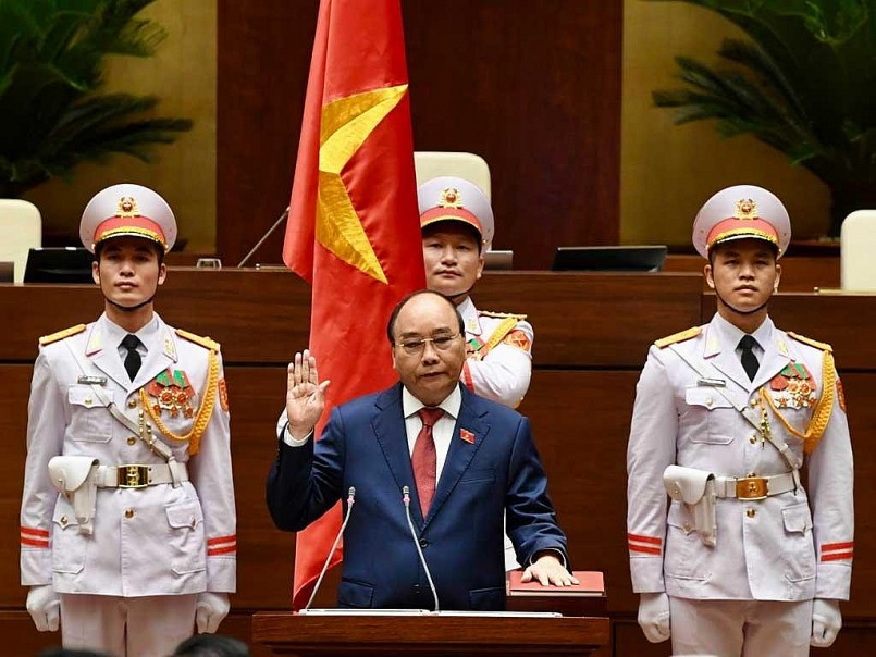 Ông Nguyễn Xuân Phúc tuyên thệ nhậm chức Chủ tịch nước ngày 5.4.2021