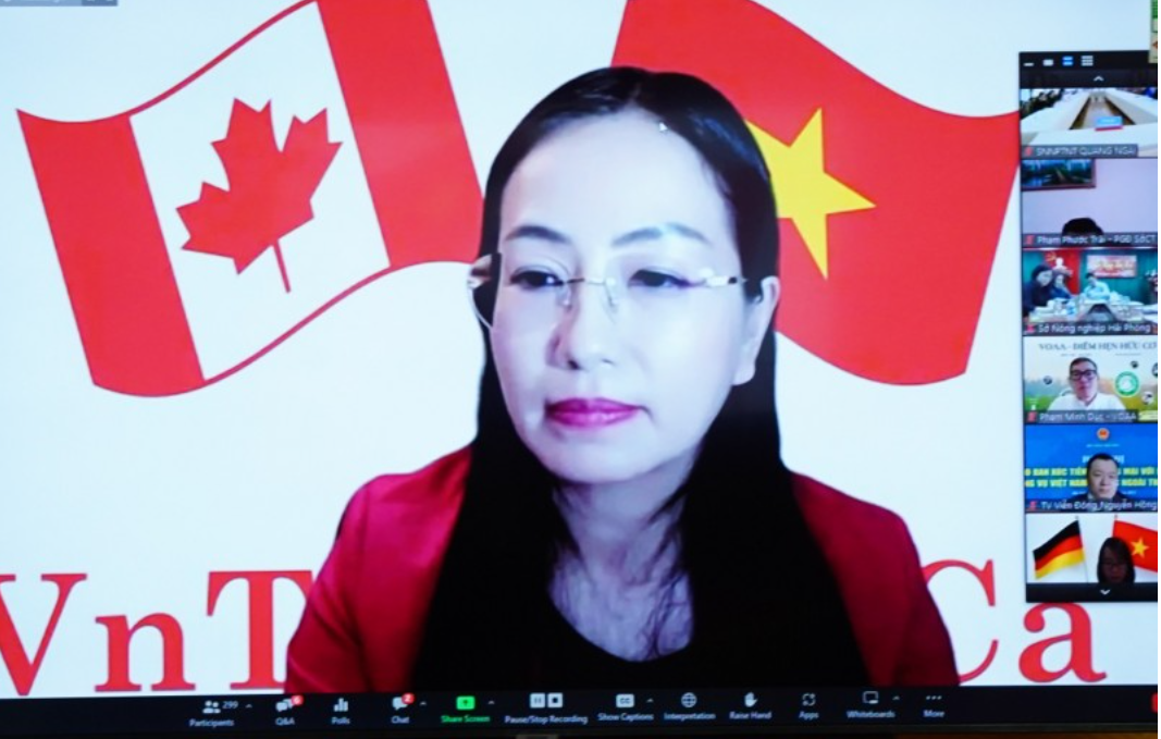 Bà Trần Thu Quỳnh - Tham tán thương mại, Thương vụ Việt Nam tại Canada
