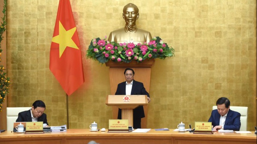 Thủ tướng Phạm Minh Chính chủ trì phiên họp Chính phủ thường kỳ với các địa phương
