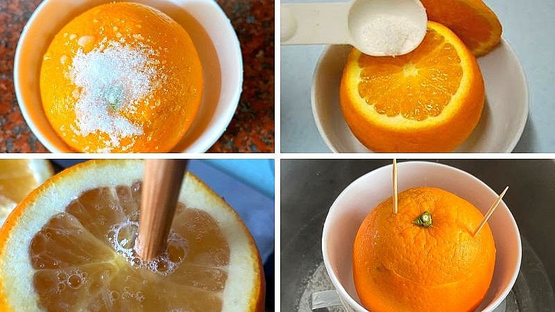 Cách làm cam hấp muối