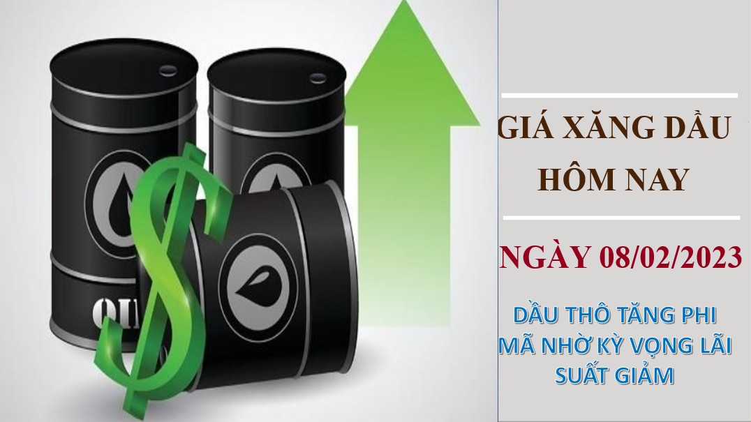 Giá dầu thô tăng vọt nhờ kỳ vọng lãi suất giảm