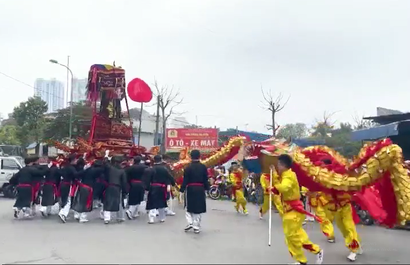 Về Hội làng Yên Xá xem múa rồng, cầu phúc đầu xuân