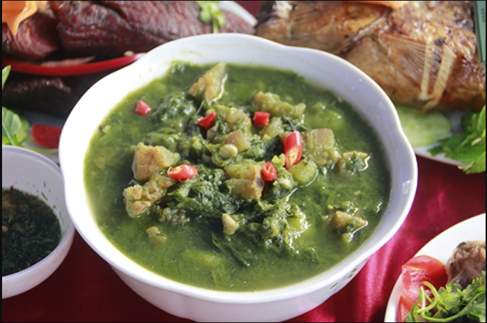 Canh bon da trâu