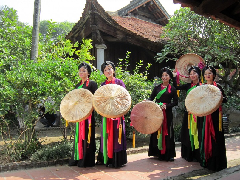 Dân ca quan họ Bắc Ninh được UNESCO công nhận là Di sản văn hóa phi vật thể đại diện của nhân loại.