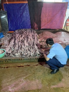 Hưng Yên: Phát hiện 1,6 tấn da trâu tươi đang bốc mùi hôi thối