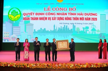 Thủ tướng trao quyết định tỉnh Hải Dương hoàn thành nhiệm vụ xây dựng nông thôn mới