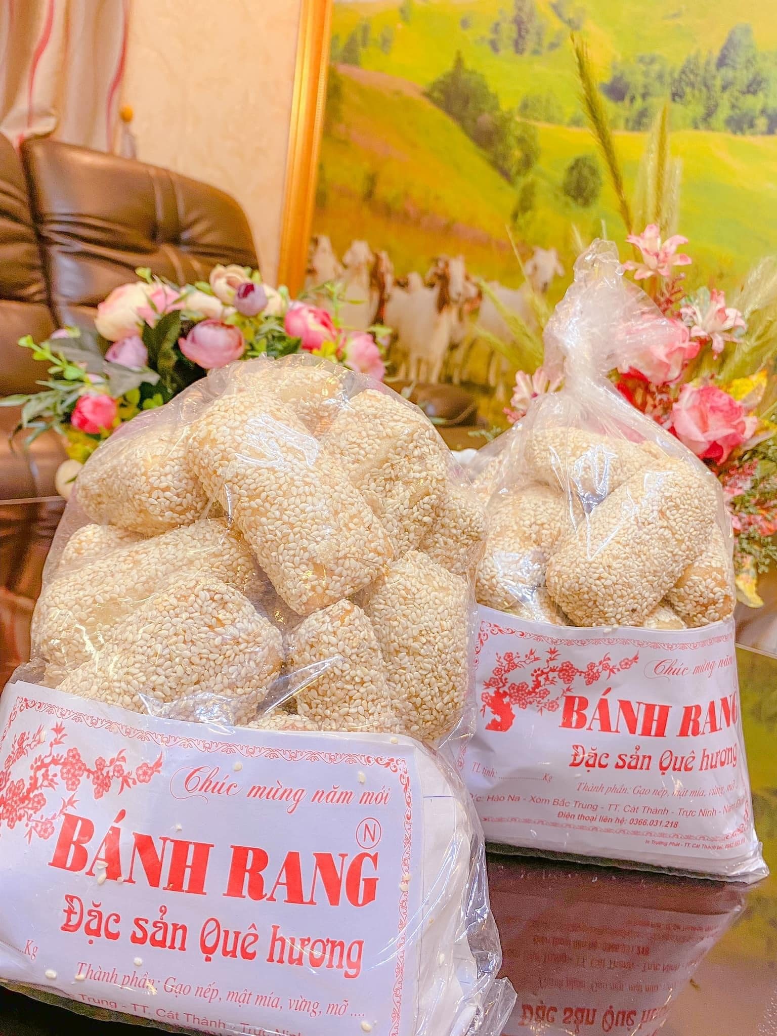 Hồn quê Nam Định trong hương vị bánh rang Cát Thành