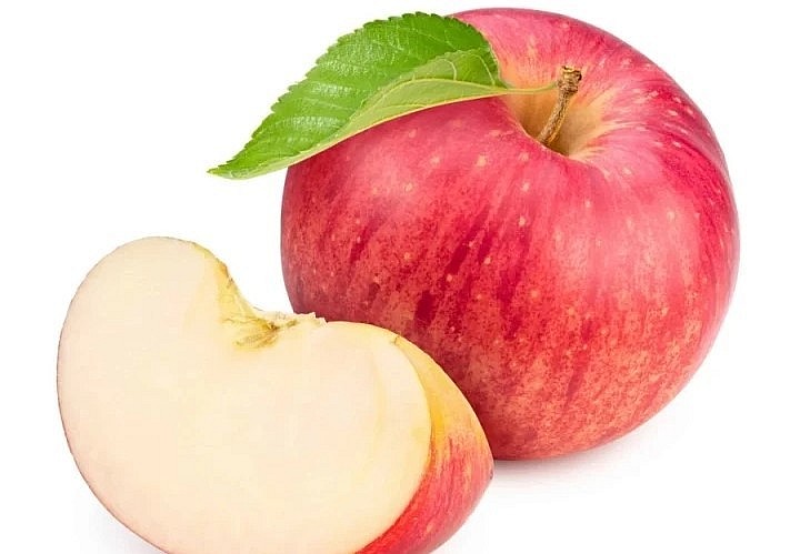 Táo Sekai Ichi khi bổ ra có mùi thơm thoang thoảng.