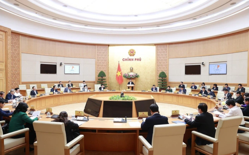 Phiên họp Chính phủ chuyên đề về xây dựng pháp luật tháng 3/2023.