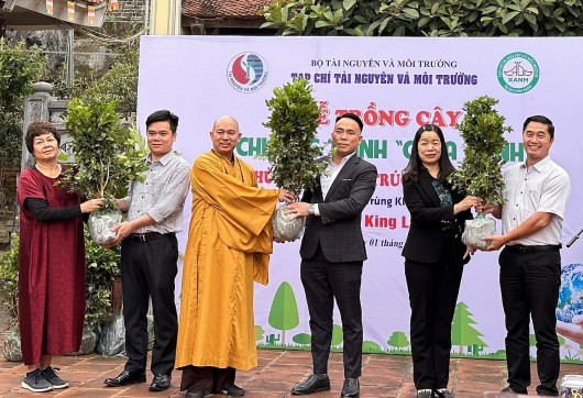 Chương trình "Chùa xanh" trồng 1008 cây xanh tại chùa Phật Tích Trúc Lâm Bản Giốc