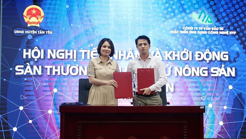 Tân Yên (Bắc Giang): Thành lập sàn thương mại điện tử nông sản