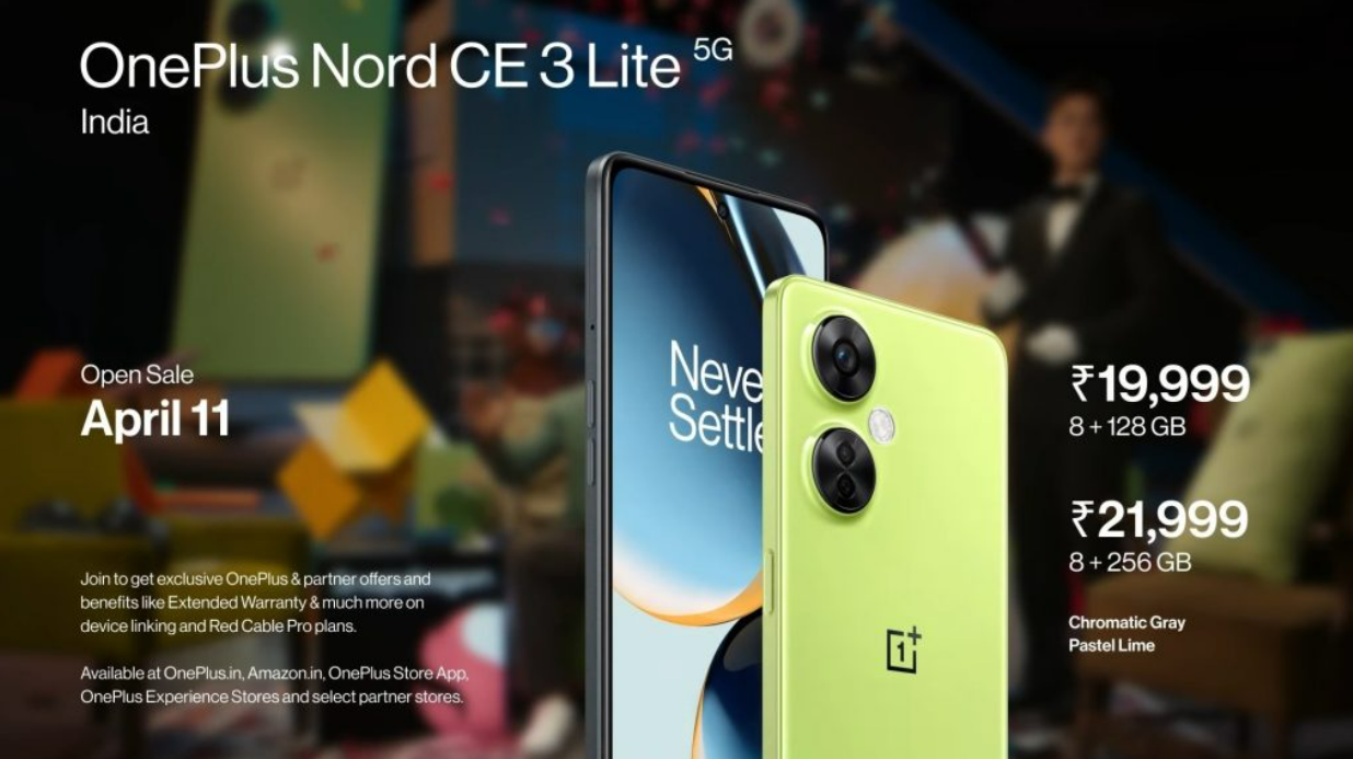 Thông tin chi tiết điện thoại OnePlus Nord CE 3 Lite 5G