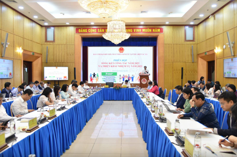 Phó Thủ tướng Lê Minh Khái: Phát triển kinh tế tập thể, hợp tác xã chính là phát huy sức mạnh đại đoàn kết dân tộc trong phát triển kinh tế xã hội. Ảnh VGP