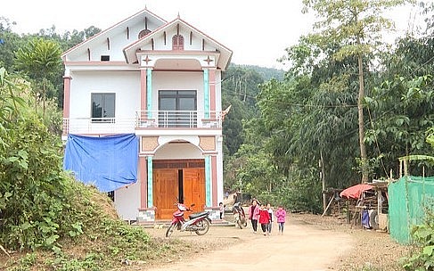 Cây quế giúp 80% hộ dân Bản Lắp (xã Nậm Đét) có nhà xây kiên cố.