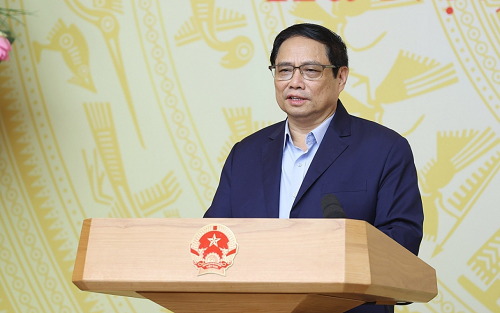 Thủ tướng Phạm Minh Chính chủ trì hội nghị làm việc với Hiệp hội Gỗ và lâm sản, Hiệp hội Chế biến và xuất khẩu thủy sản Việt để tháo gỡ khó khăn, thúc đẩy sản xuất, xuất khẩu 
