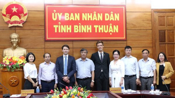 UBND tỉnh Bình Thuận làm việc với Đại sứ quán Đan Mạch tại Việt Nam, liên danh nhà đầu tư Tập đoàn T&T và Tập đoàn Ørsted
