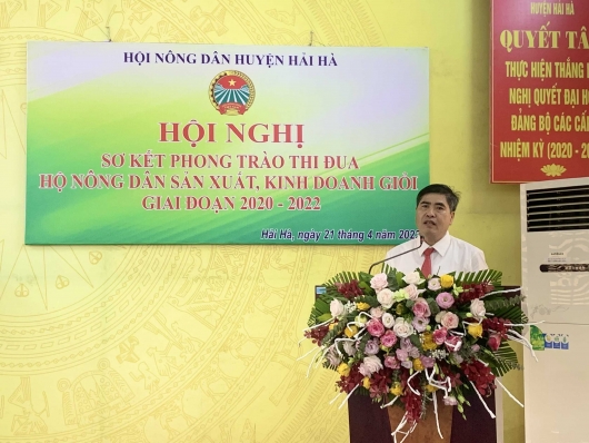 Huyện Hải Hà (Quảng Ninh): Sơ kết phong trào thi đua hộ sản xuất kinh doanh giỏi giai đoạn 2020 - 2022