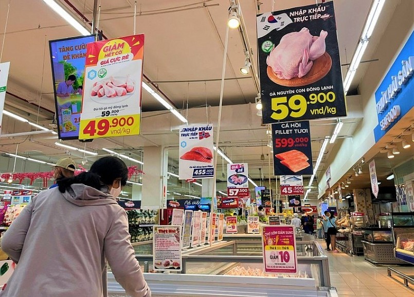 Gà nhập khẩu được bán tại siêu thị trong cả nước.