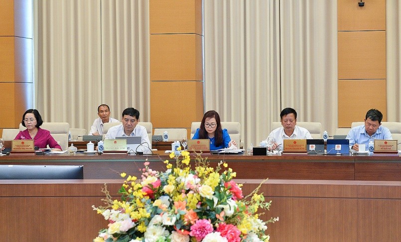 Các đại biểu dự phiên họp.