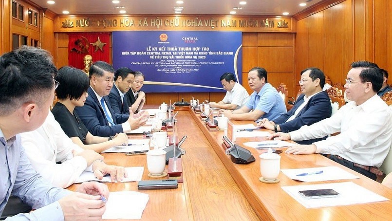 Tập đoàn Central Retail Việt Nam lên kế hoạch tiêu thụ vải thiều Lục Ngạn vụ mùa 2023