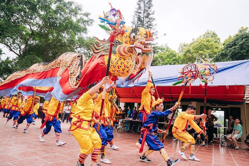 Tưng bừng Lễ hội truyền thống Chử Đồng Tử - Tiên Dung xã Tự Nhiên năm 2023
