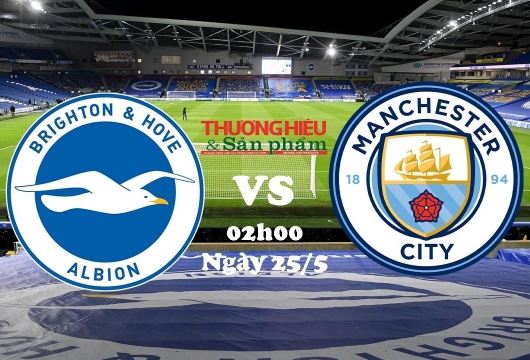 Brighton vs Manchester City 02h00 ngày 25/5/2023, vòng đấu bù 32 Ngoại hạng Anh