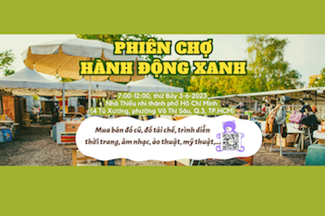 Phiên chợ “Hành động xanh” - thêm một ý tưởng vì môi trường xanh