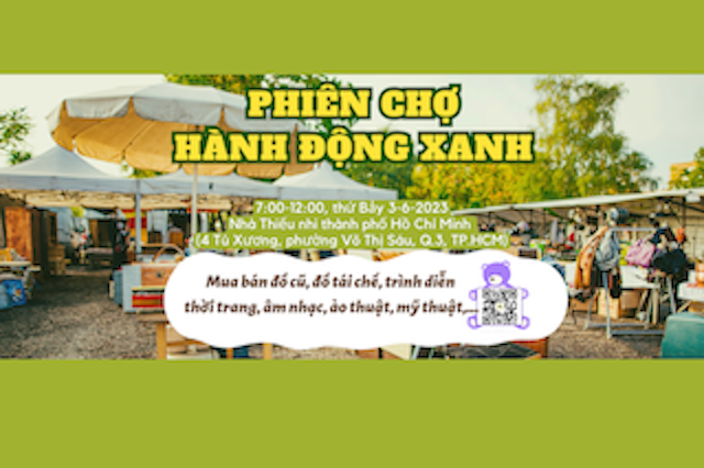 Phiên chợ “Hành động xanh” -  thêm một ý tưởng vì môi trường xanh