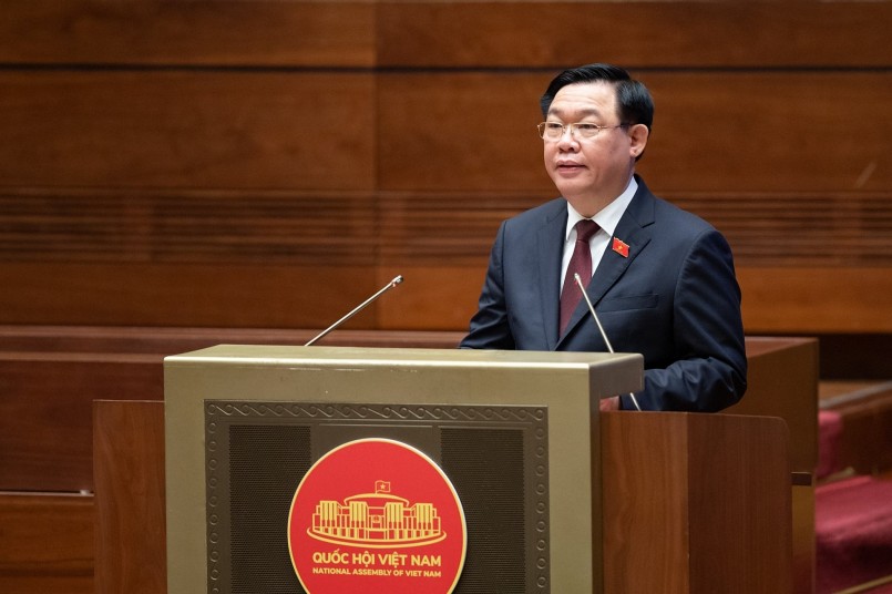 Chủ tịch Quốc hội Vương Đình Huệ phát biểu kết luận nội dung chất vấn