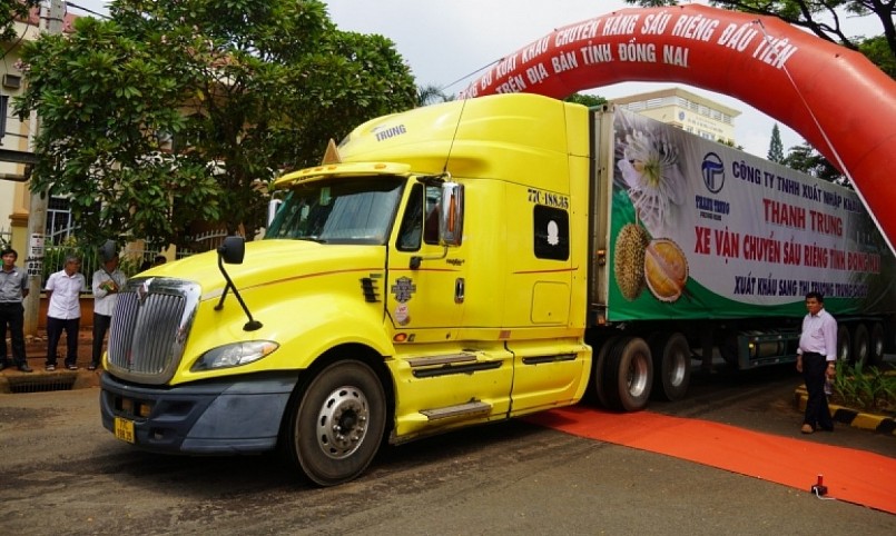 Tỉnh Đồng Nai tổ chức Lễ công bố xuất khẩu sầu riêng sang Trung Quốc.