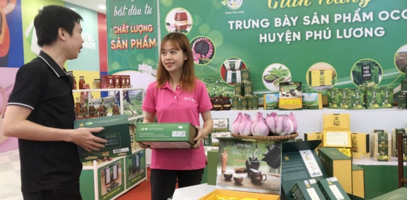 Thái Nguyên: Huyện Phú Lương đẩy mạnh công tác quảng bá, xúc tiến tiêu thụ sản phẩm OCOP trên địa bàn