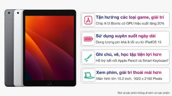 iPad Gen 9 giá cực yêu thương, chiều lòng học sinh sinh viên mùa tựu trường