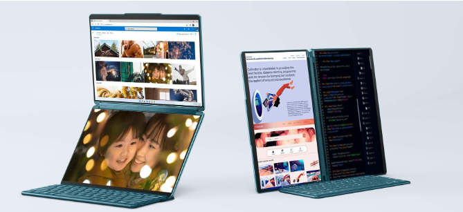Lenovo Yoga Book 9i chiếc laptop sở hữu 2 màn hình OLED 13,3 inch độc lạ, toàn diện